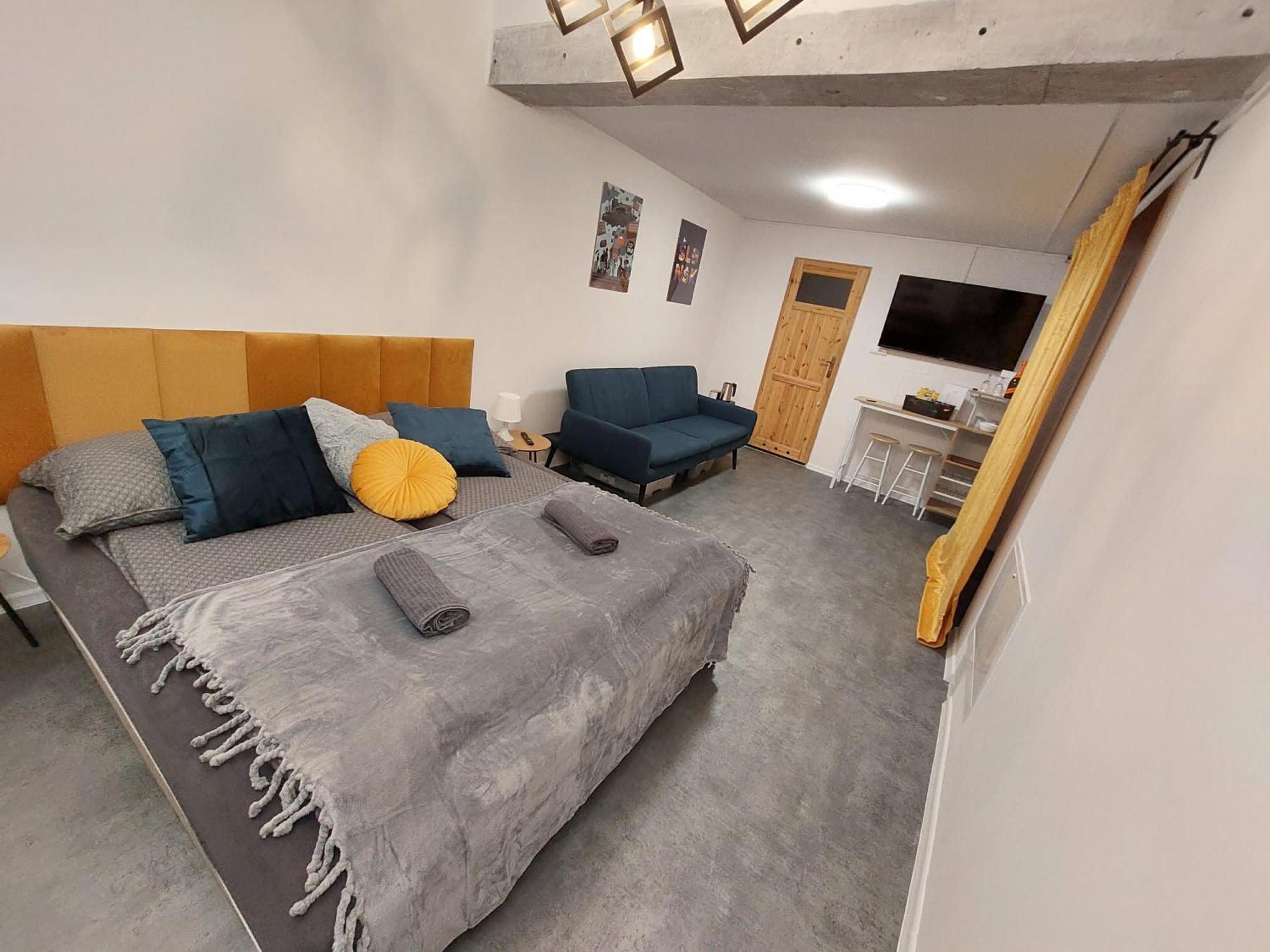 Flores Apartament Katowice Szoba fotó