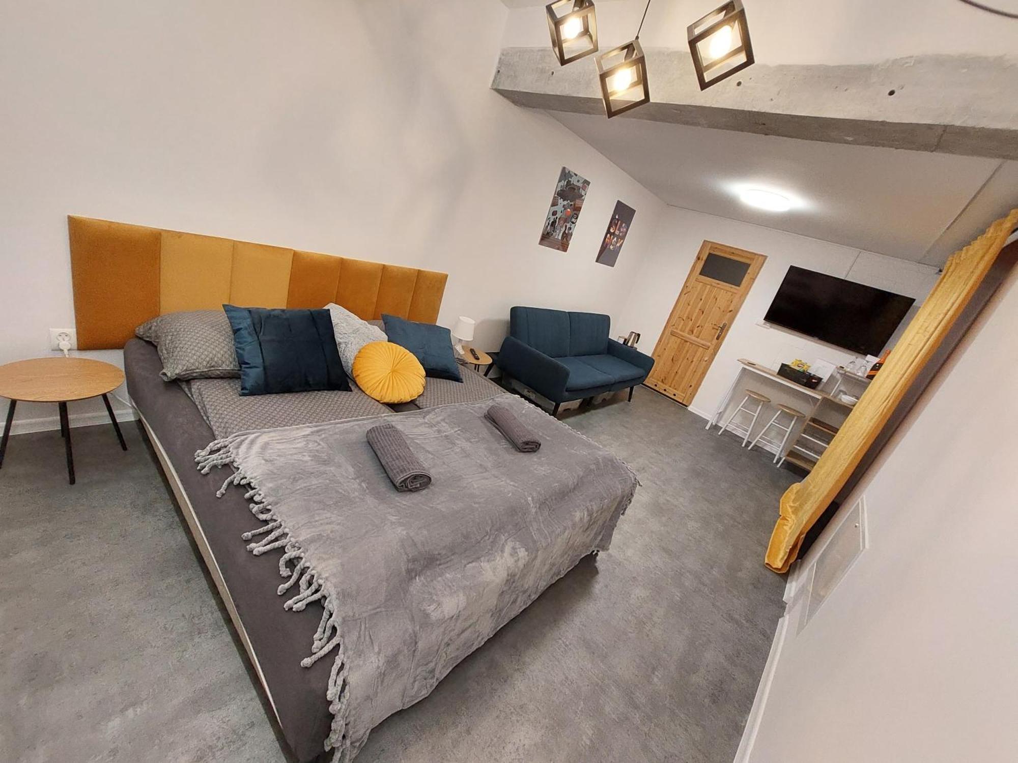 Flores Apartament Katowice Szoba fotó